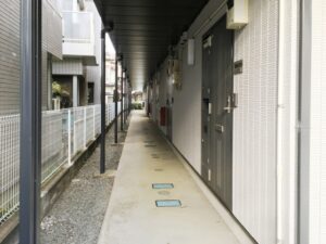 福岡市、久留米市、アパート、賃貸マンション共用部廊下塗装