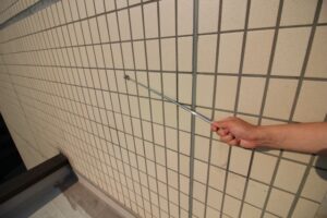 小郡市、ビル外壁、打診検査